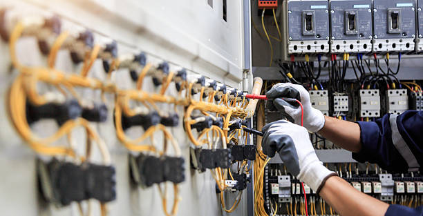 Professional Electrician technician working in South Riding, VA